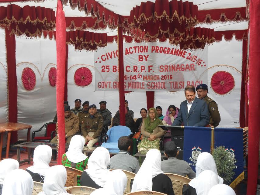 CRPF donates computers, infrastructure in Kashmir