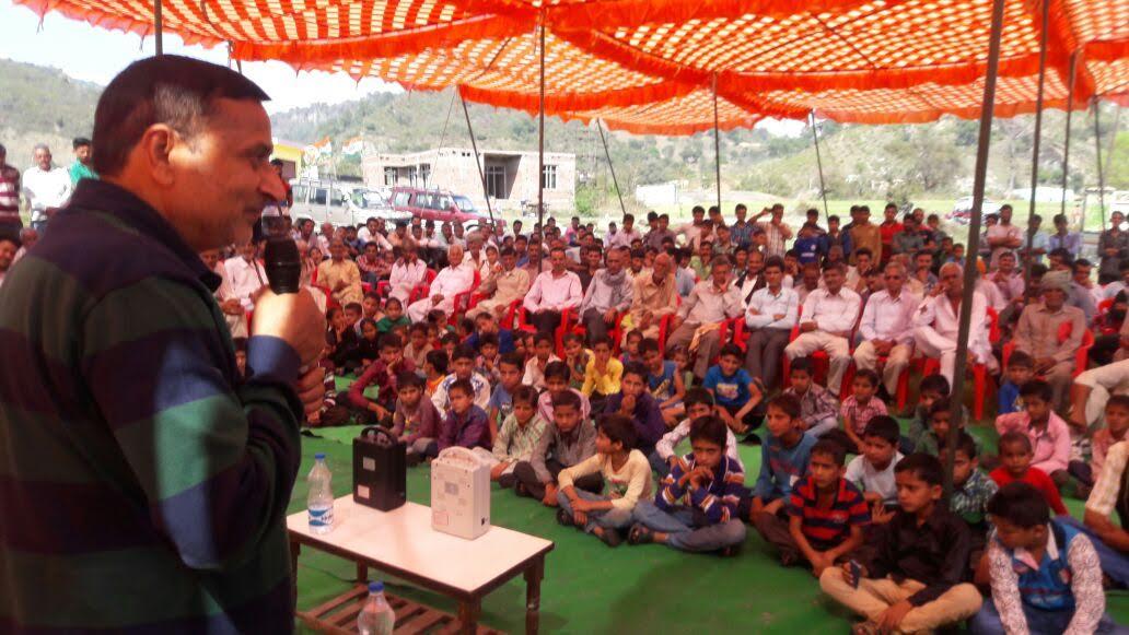 Sham tours remote areas of Akhnoor Tehsil to hear problems of locals