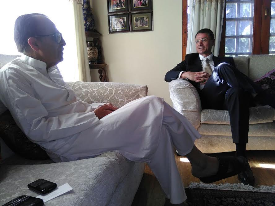 German Ambassador Martin Ney calls on Soz