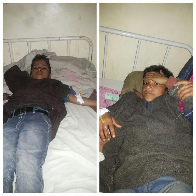 Two minor students beaten by teacher, admitted in hospital