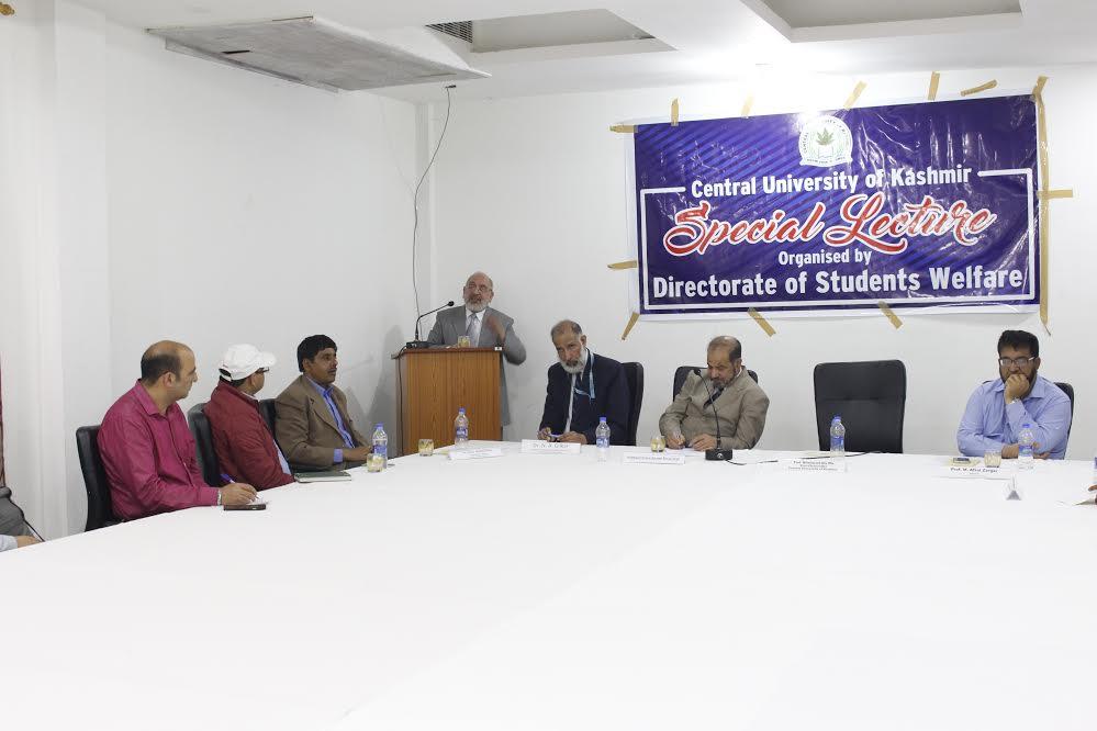 CUK holds special lecture on "Islamic Culture in Kashmir