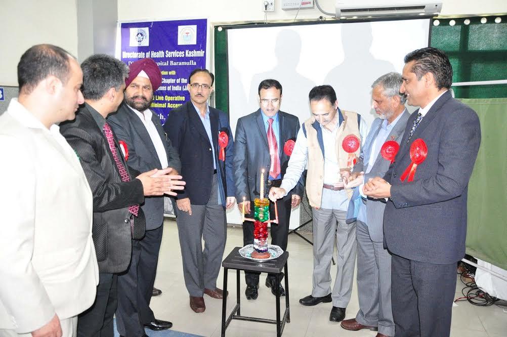Live operative lapro workshop held at DH Baramulla