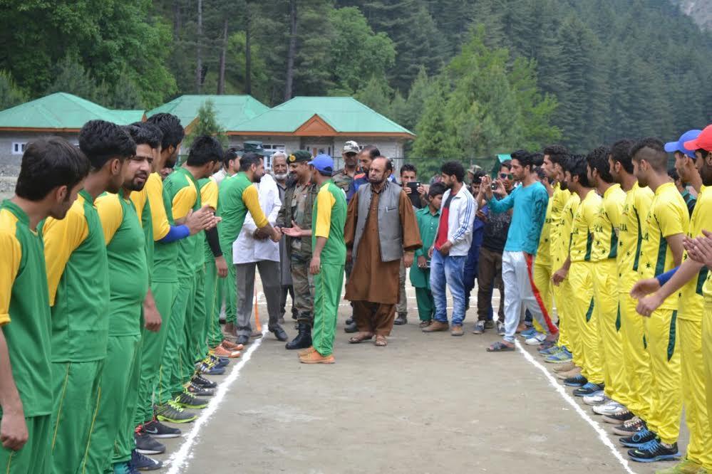 Army organizes cricket tournament at Keran