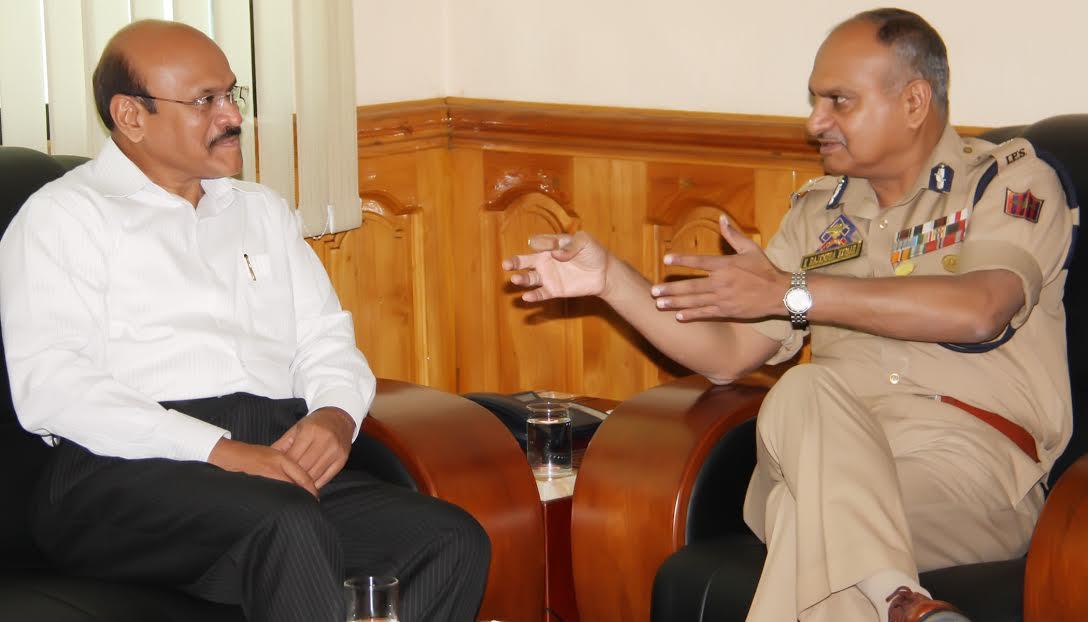 DG CRPF calls on Rajendra
