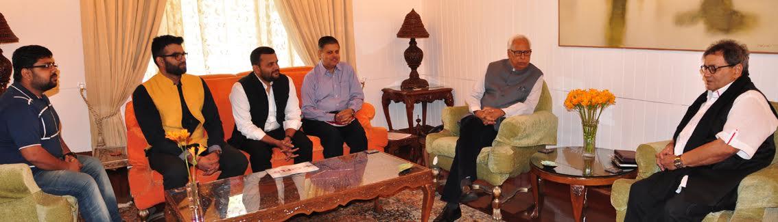 Film director Subash Ghai meets Governor