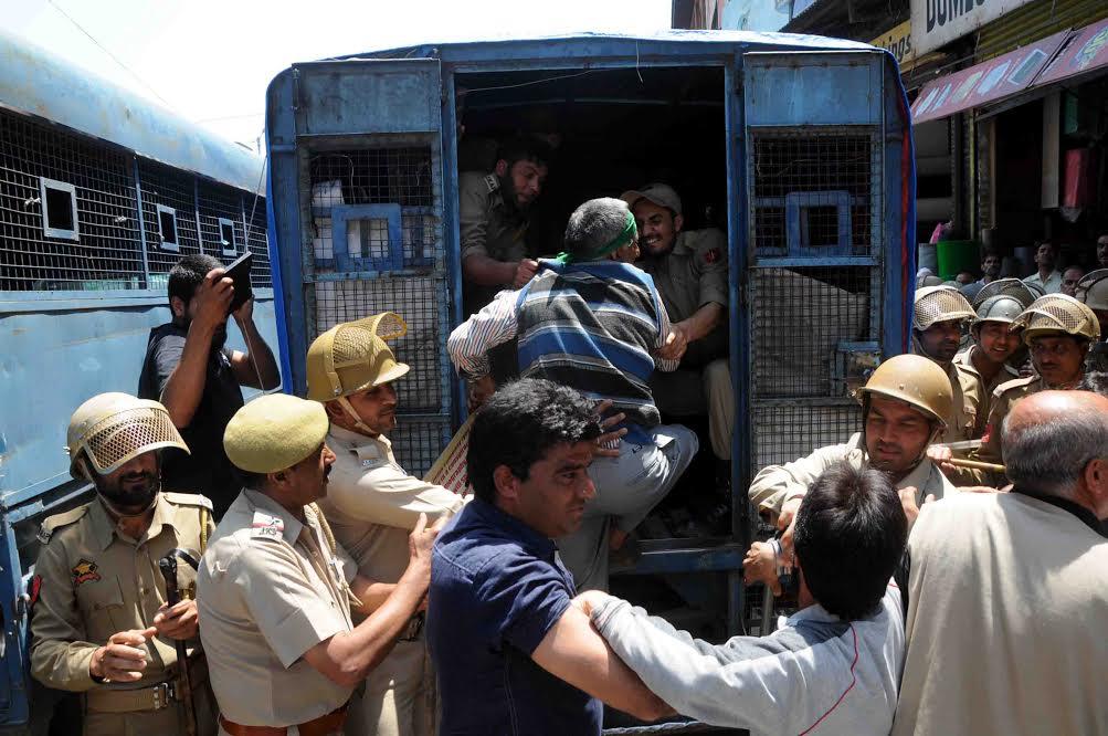 JKLF holds protest rally
