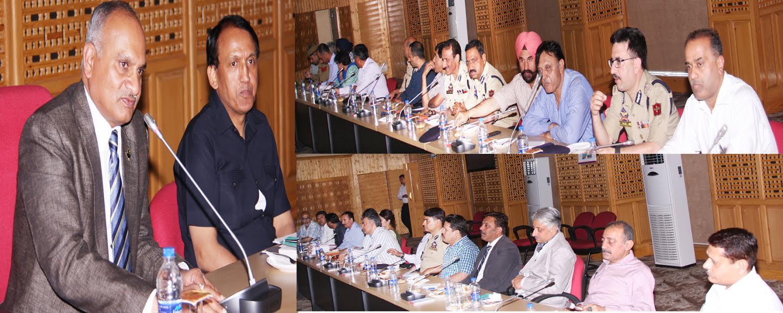 Preparation for Police Public Mela in Srinagar begins