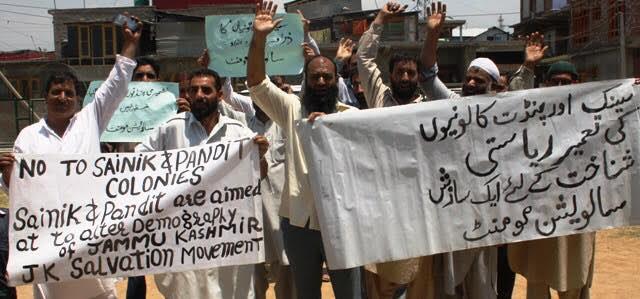 SM activists held protests against Sainik colony proposal