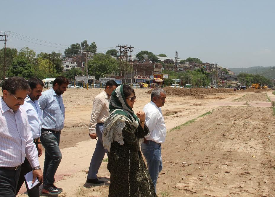 CM reviews progress of work on MHS Park