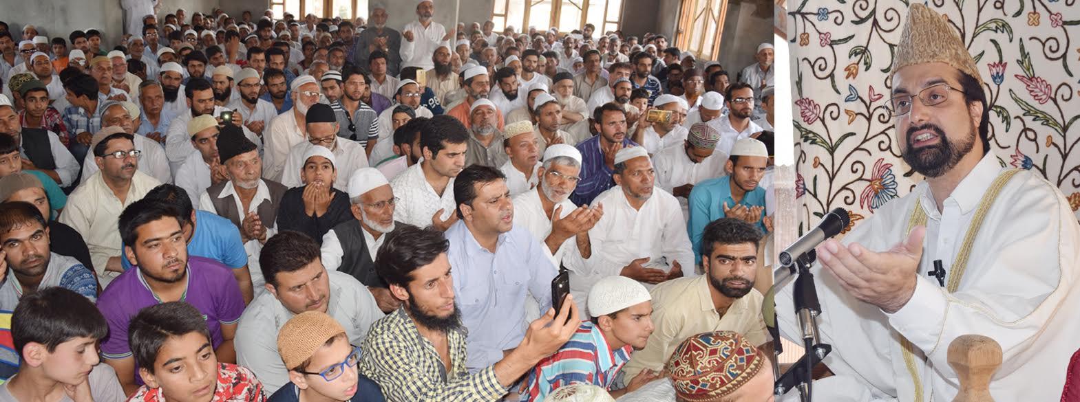 Mirwaiz terms Ramadan as month of blessings, auspiciousness