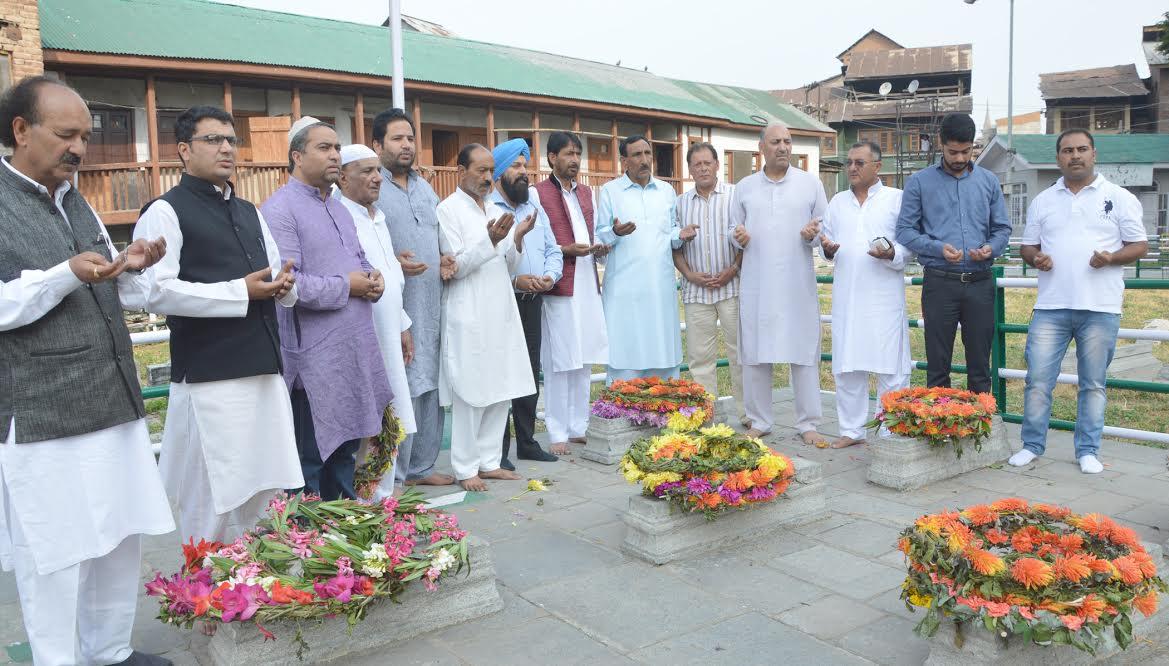 Congress pays tributes to Martyrs of 1931
