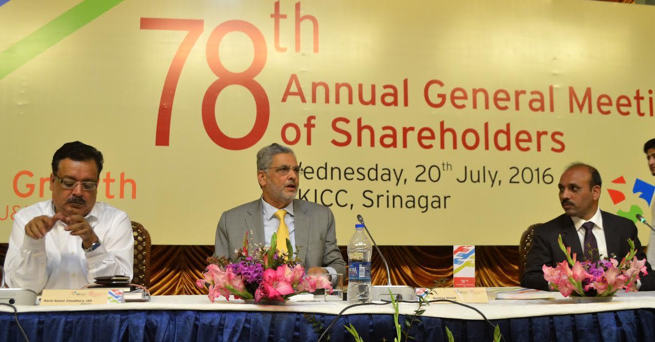 J&K Bank holds 78th AGM