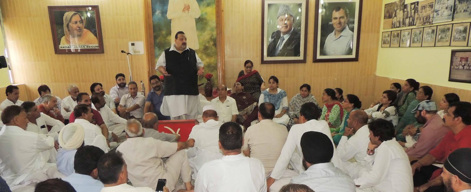 Rana seeks political roadmap for JK