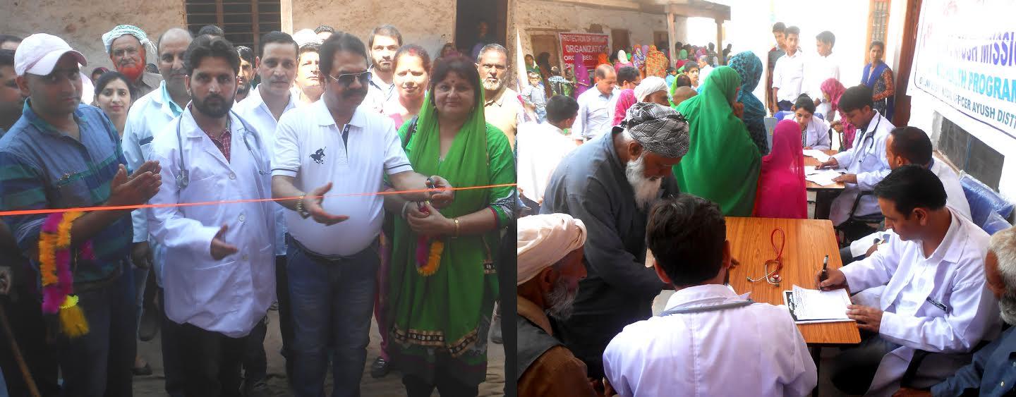600 patients treated in AYUSH free medical camp at Parnote