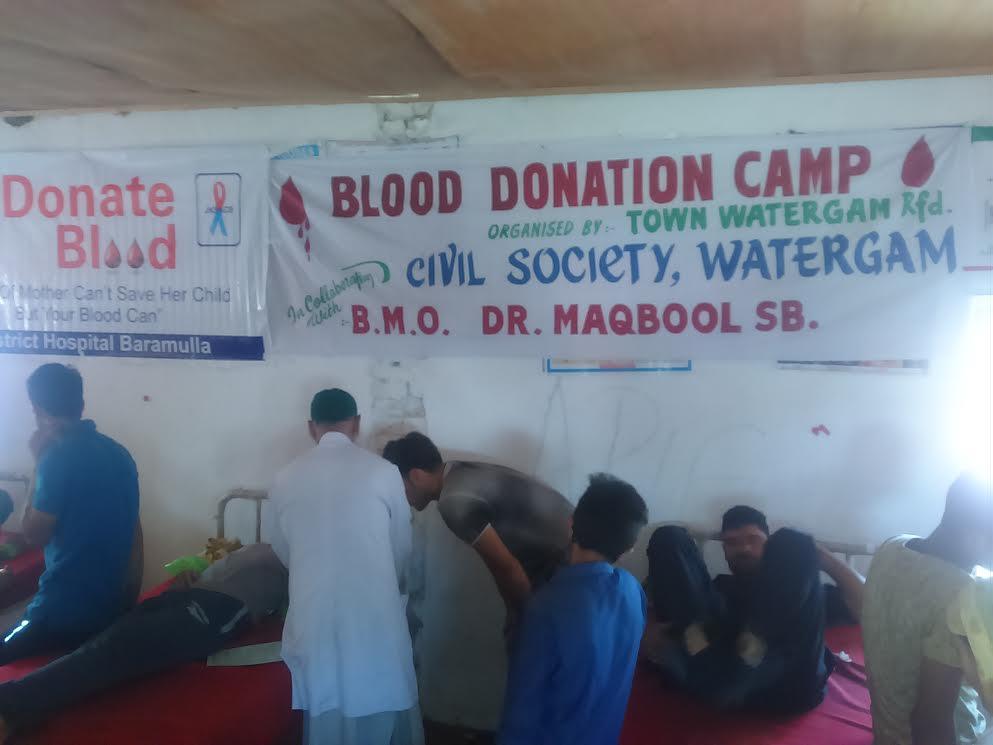 Civil Society Watergam organizes blood donation camp