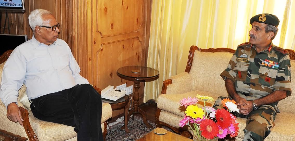 Lt. Gen. Dua briefs Governor