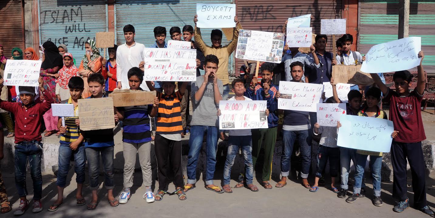 Students continue ‘anti-exam’ protests