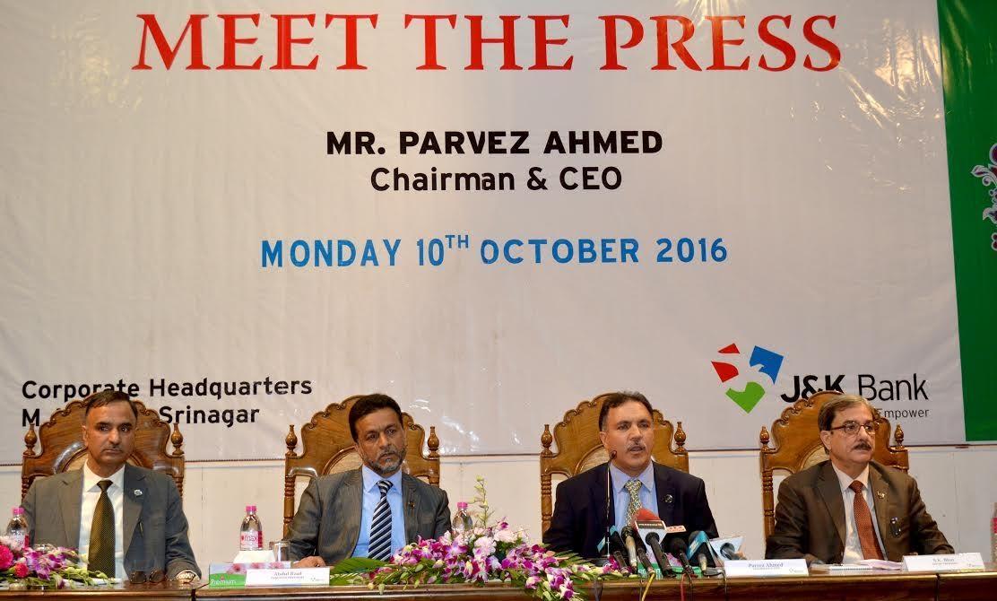 J&K Bank chairman addresses crowded press conference