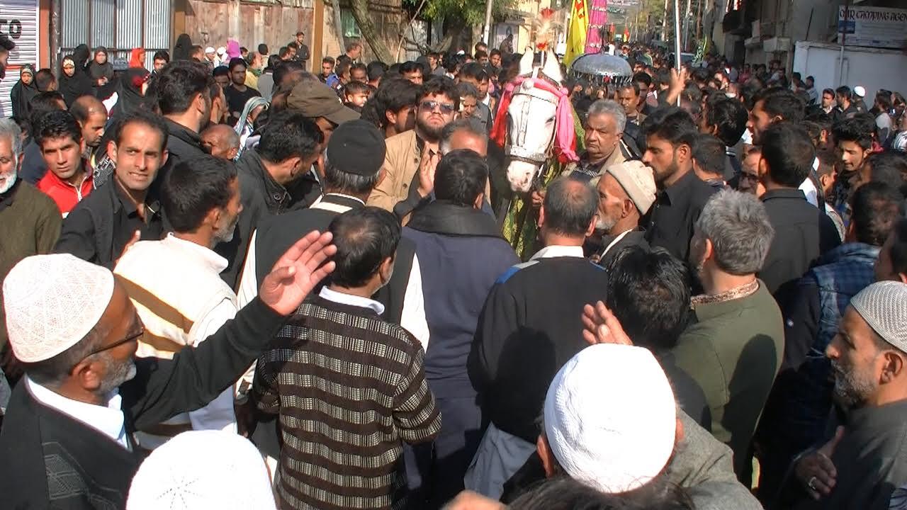 Despite curfew, restrictions in Shalimar, Zuljanah procession taken out