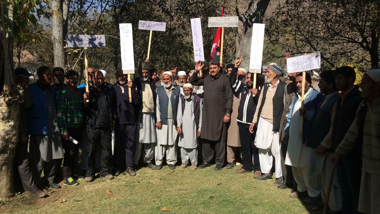 Banihal NC workers stage protest