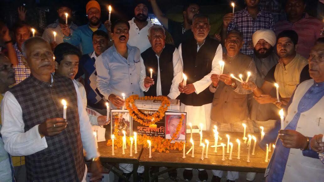 Congress holds protest over OROP, Border situation in Kathua, Hiranagar