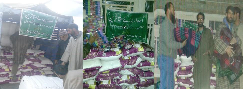 Dar-ul-Khair visits fire affected village