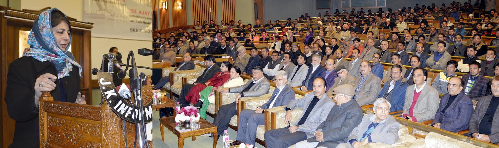Mufti’s vision of making JK a model State to be pursued with resolve: Mehbooba