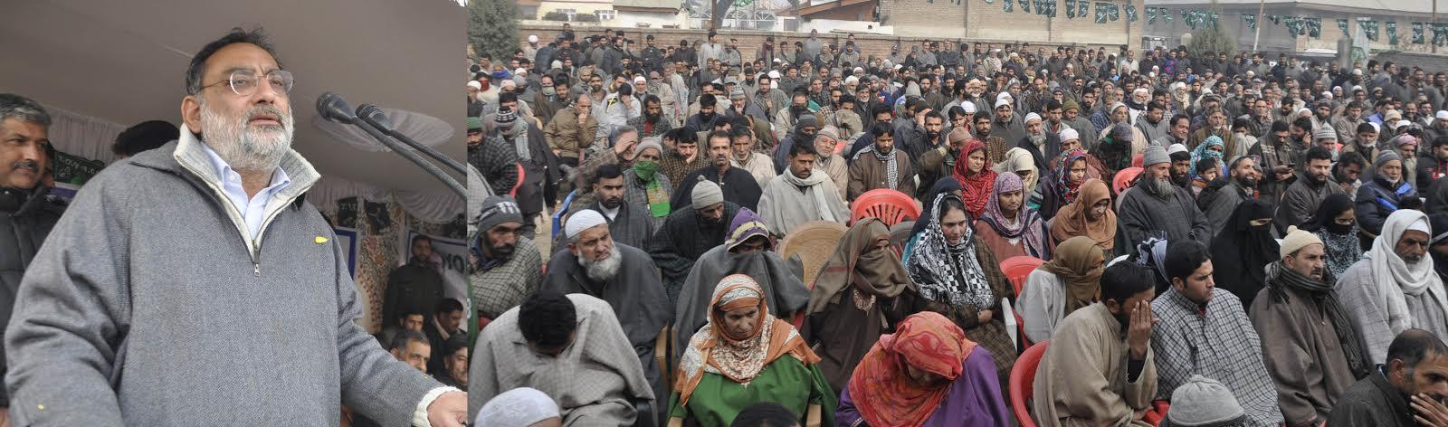 People’s cooperation must for peace, development: Dr Drabu
