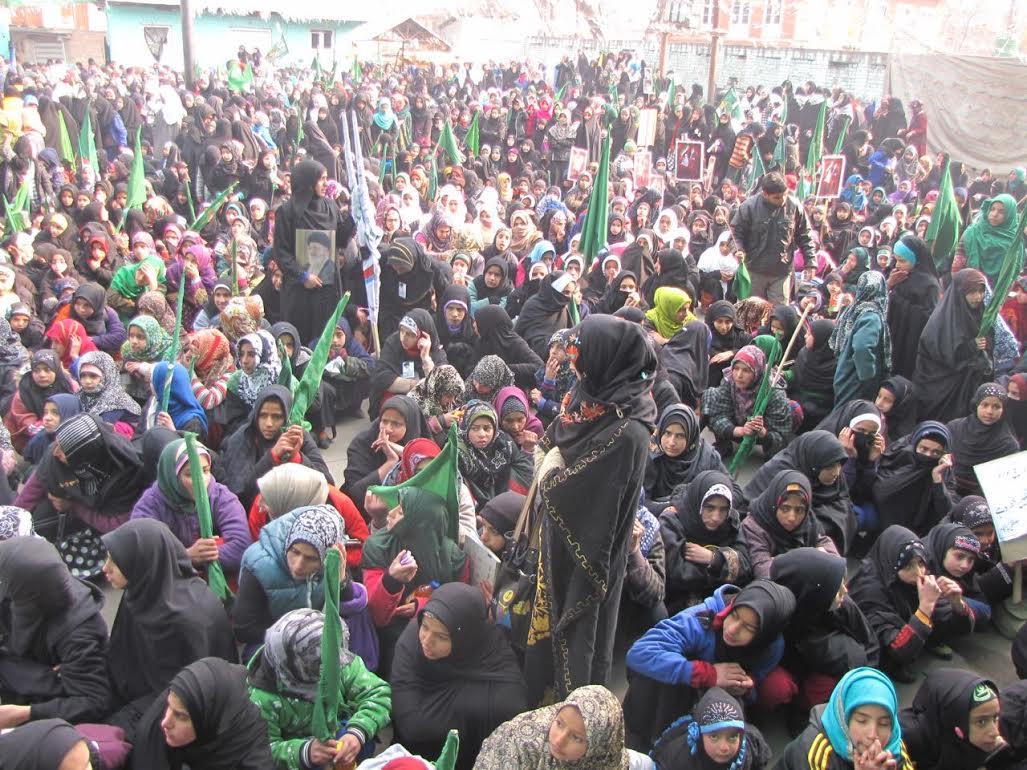 Aga Hasan leads Milad procession in Budgam