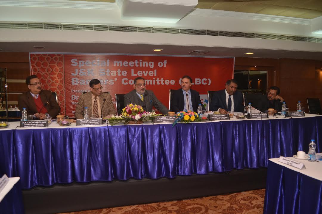 Finance Minister chairs Special Meeting of J&K SLBC on Digital Banking