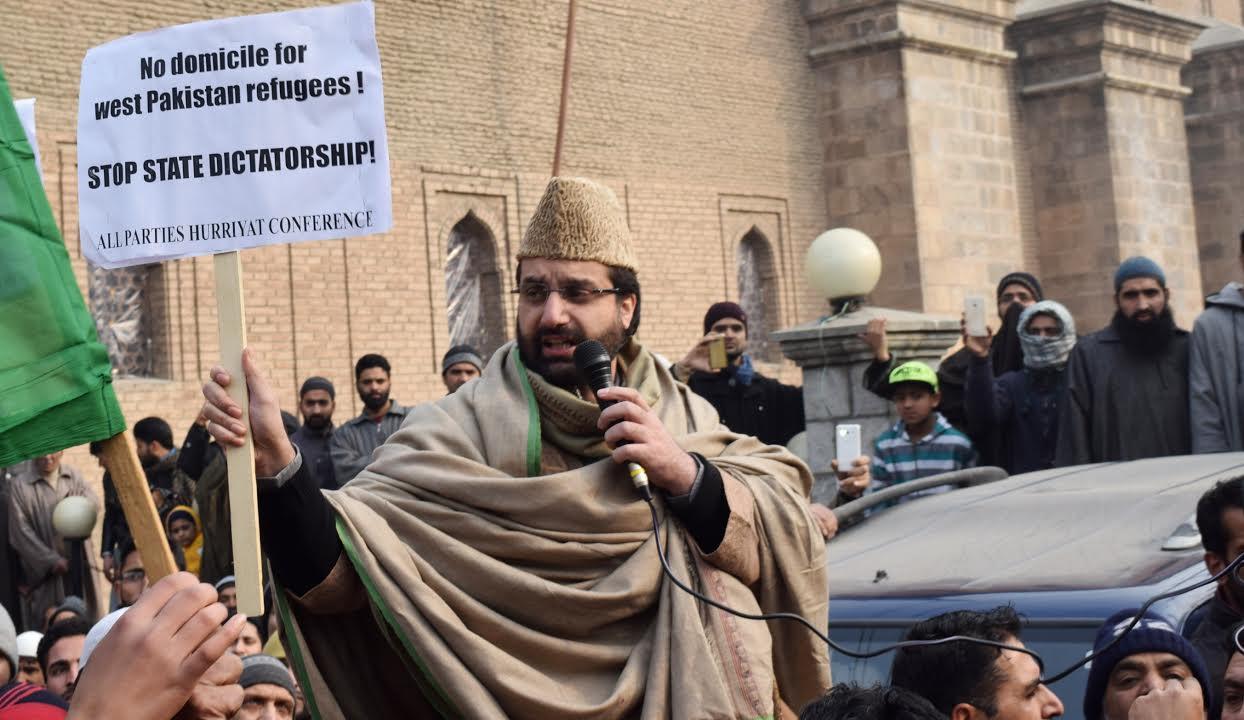 BJP led Govt now using judiciary to subvert Kashmir dispute: Mirwaiz