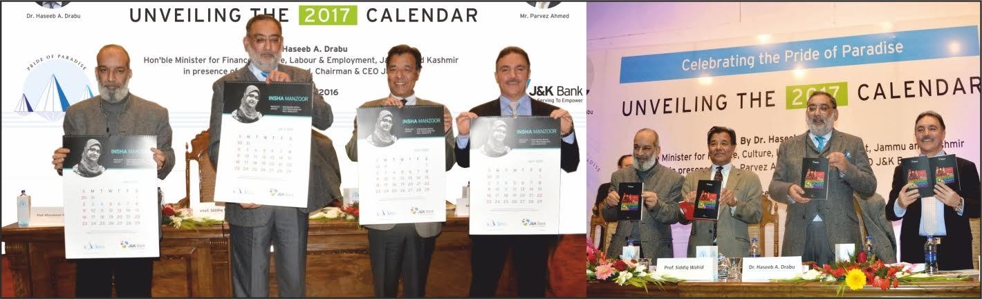 FM unveils J&K Bank Calendar 2017
