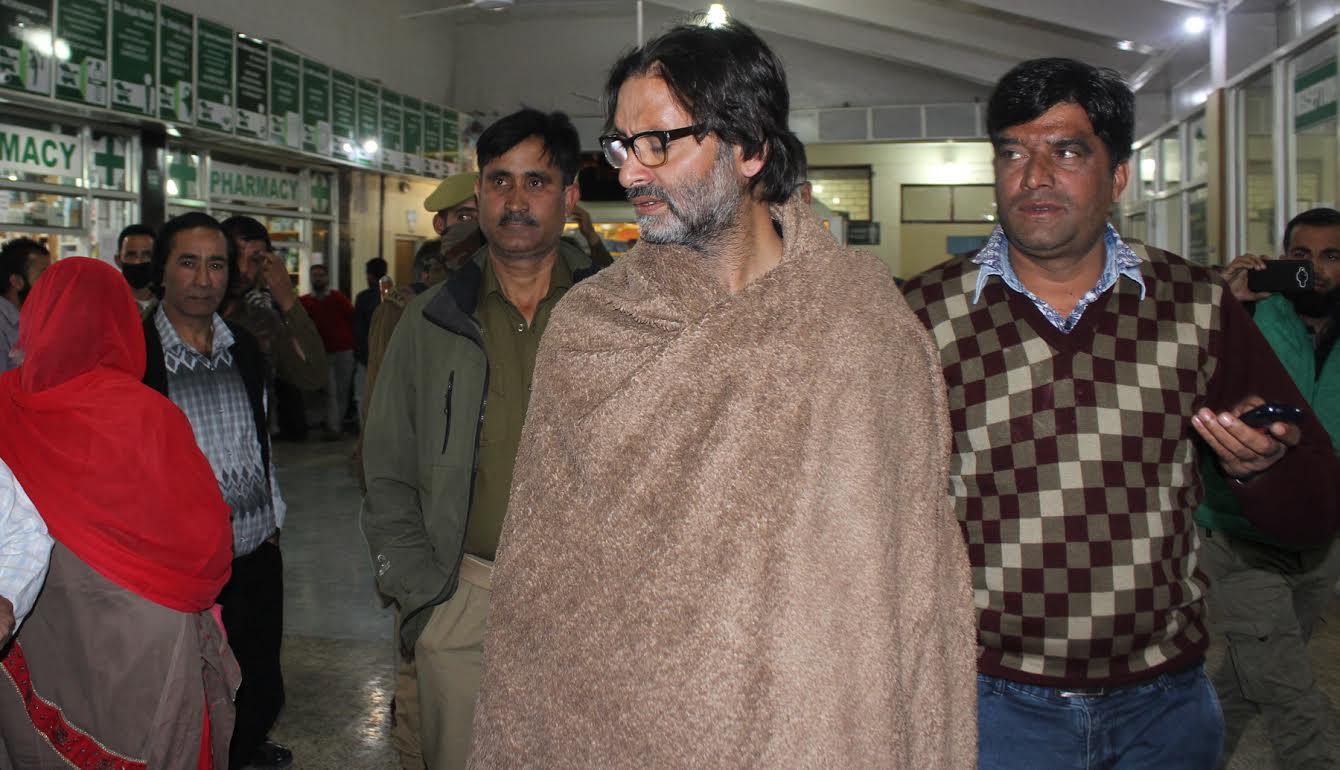 Yasin Malik released from central jail on court orders