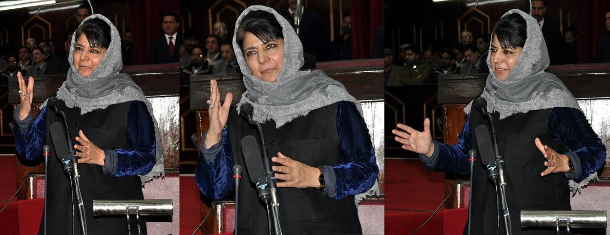 Strengthening of democratic system key to resolution of many issues: Mehbooba