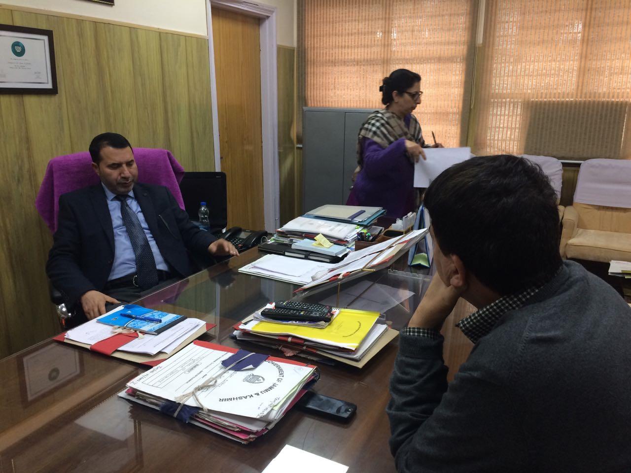Secr Tourism holds meeting with Jammu Tourism Federation
