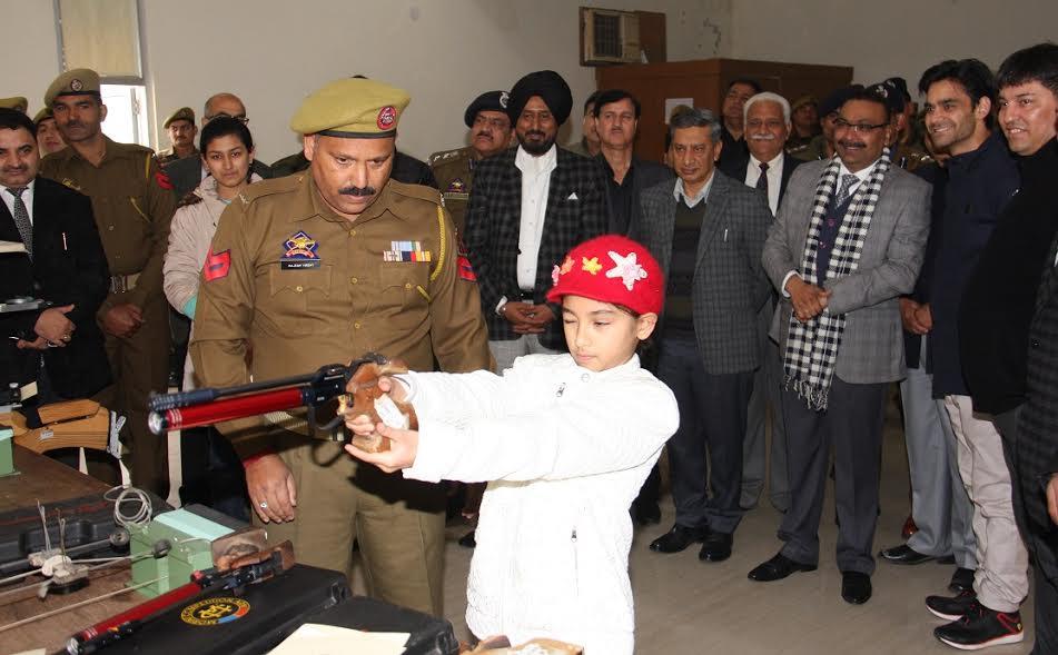 DGP Vaid felicitates budding shooters