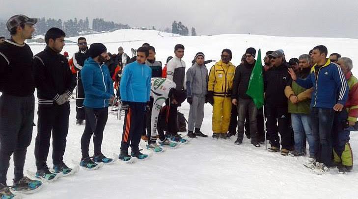 JK Tourism Snowshoe championship held at Gulmarg