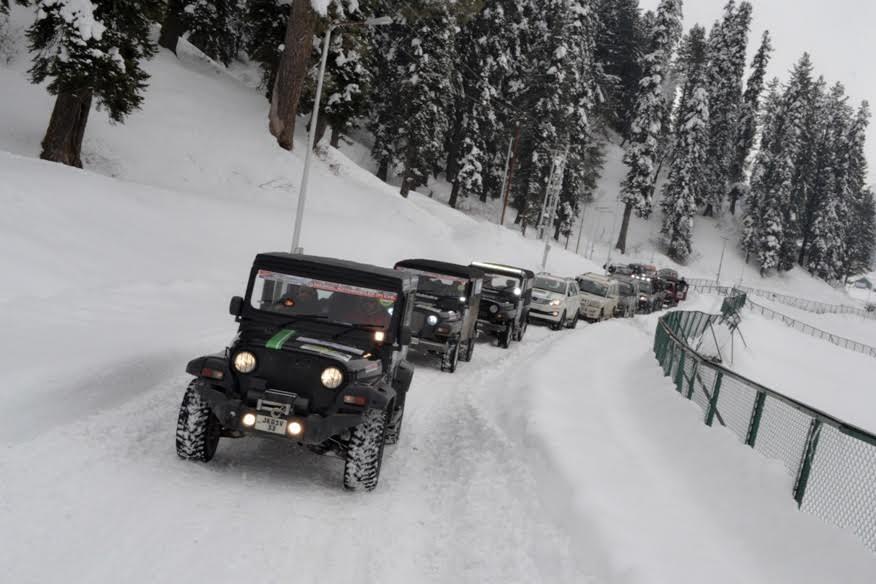 Off-Road Snow Fest held at Gulmarg