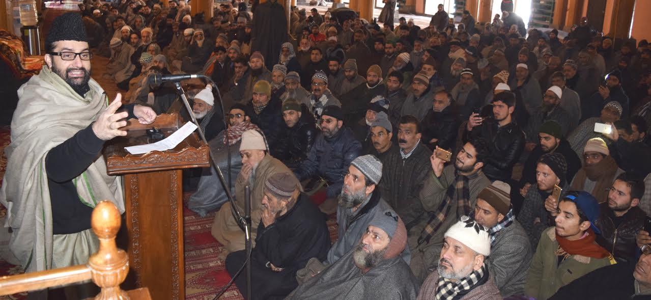 Peace can’t be achieved in hostile environment: Mirwaiz