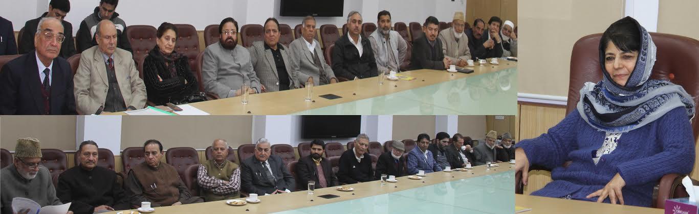 Legislators, ex-lawmakers, other deputations meet CM