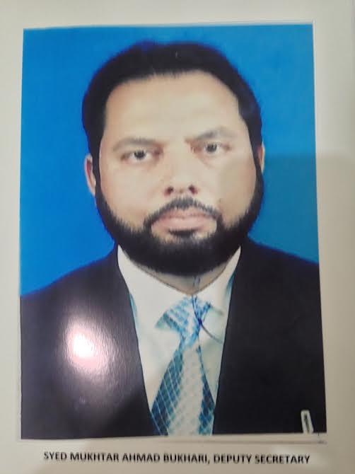 Dy Secretary Assembly passes away