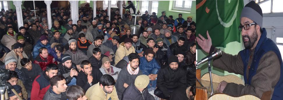 Mirwaiz chairs AAC delegate session