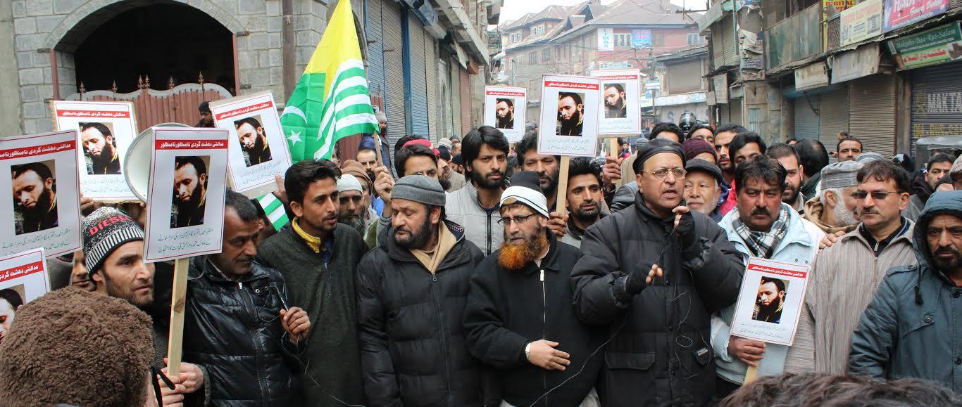 JKLF protests against death sentence to Kulgam youth