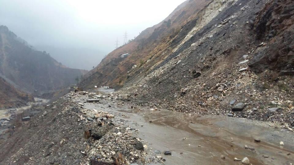 Sgr-Jmu NH again closed due to heavy rain, landslides