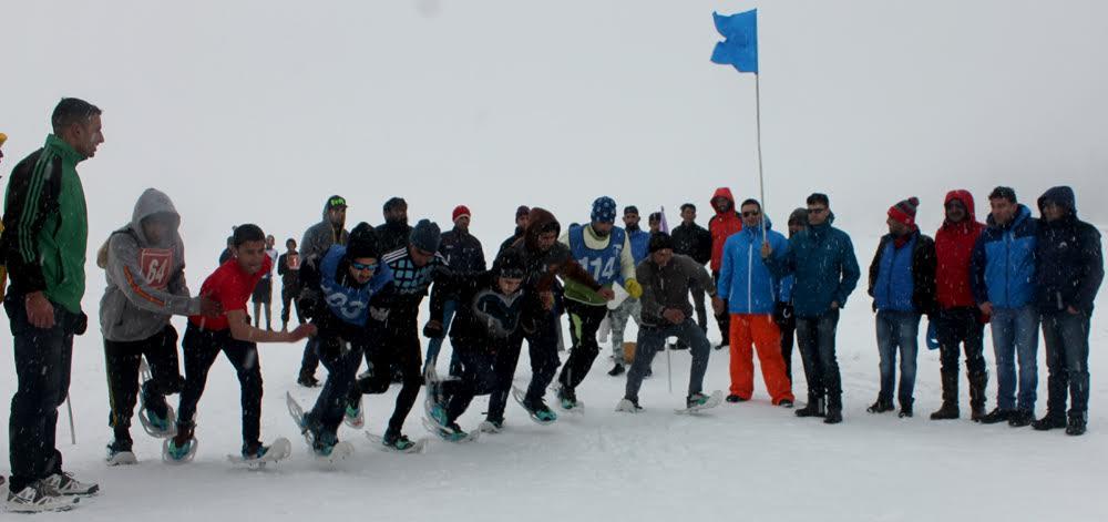 Snowshoe championship held at Gulmarg