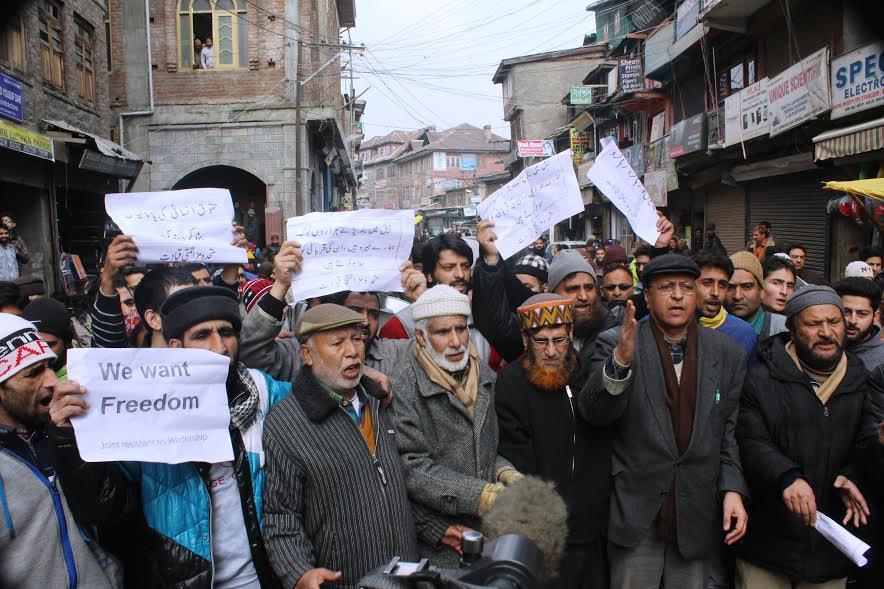 Resistance group protests at Jamia