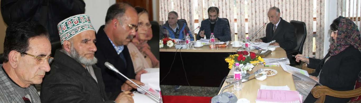 CM chairs BoD meeting of J&K Wakf Board