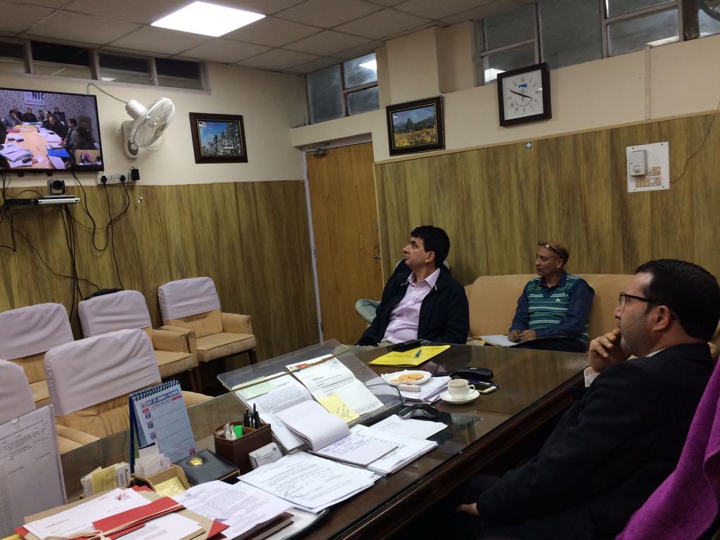 Secretary tourism holds review meeting on VC with CEOs