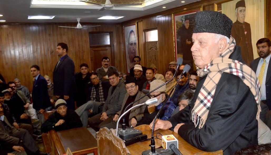 New Delhi can’t suppress political aspirations in JK: Dr. Farooq
