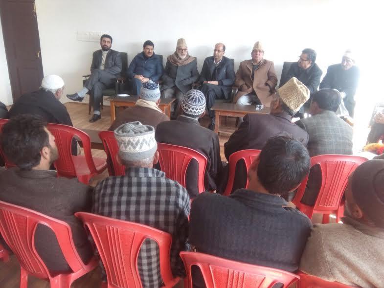 NC holds high-level organizational meetings in Srinagar